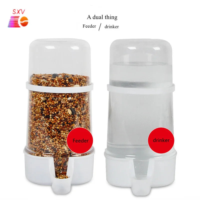 New Plastic PP Pet Feeder and Water Drinker Pigeon Food and Water Dispenser for Birds