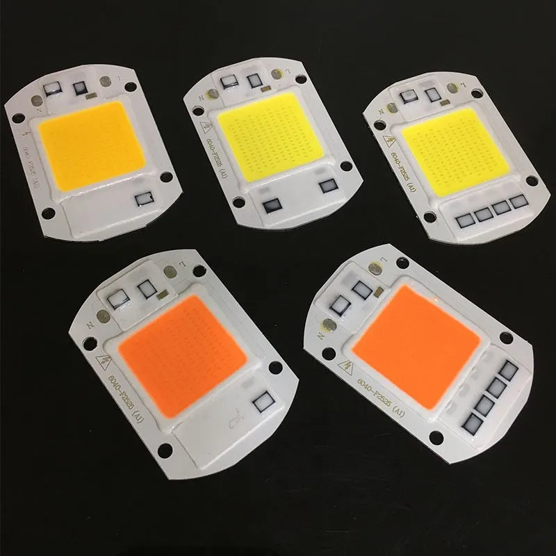 COB LED Chip Light 220V 50W Rectangular Chip for Spotlight Led Floodlight Lamp Not Need Driver DIY Lighting