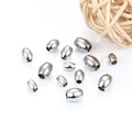 Popular Oval Shape Beads for Making Necklaces and Bracelets Stainless Steel Spacer Bead Jewelry Findings and Component