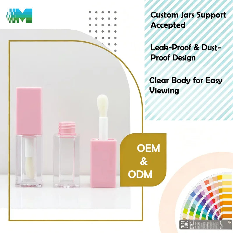 Premium Materials Empty Cosmetic Lipstick Tube Clear Tuyau En Plastique Temperature-Resistant Plastic Lip Balm Tube