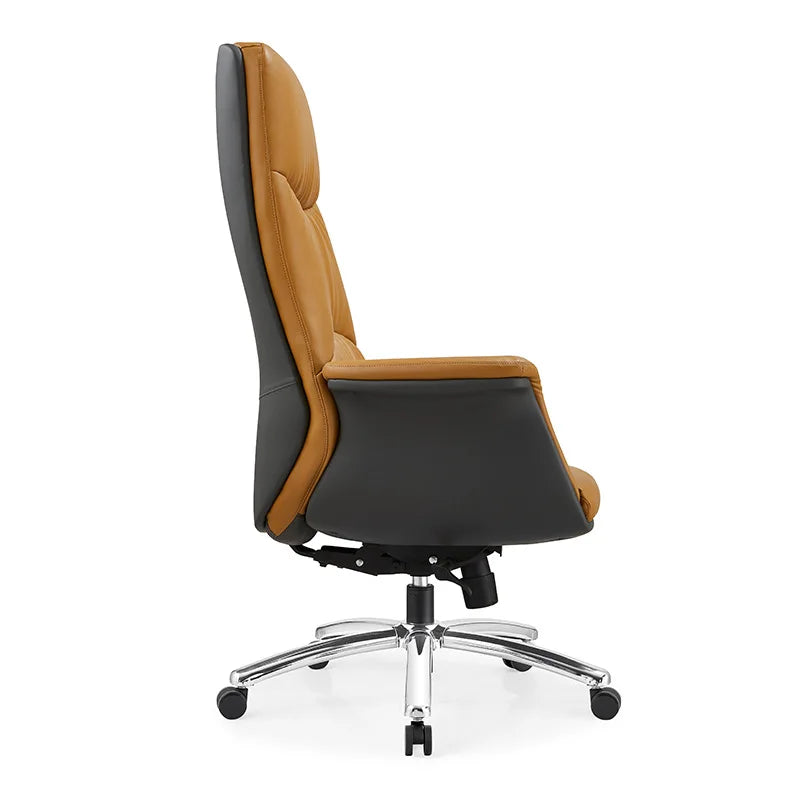 Executive Office CEO Chair Modern Leather Office Chair Work Computer Chair Leather Swivel Leather