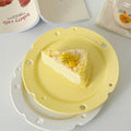 Korean Ins Style Irregular Ceramic Plate Creative Matte Cheese Plate