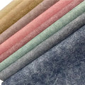 Imitation Denim Washed Fabric Pu Synthetic Leather Jeans Fabric Leather Cowboy Hats