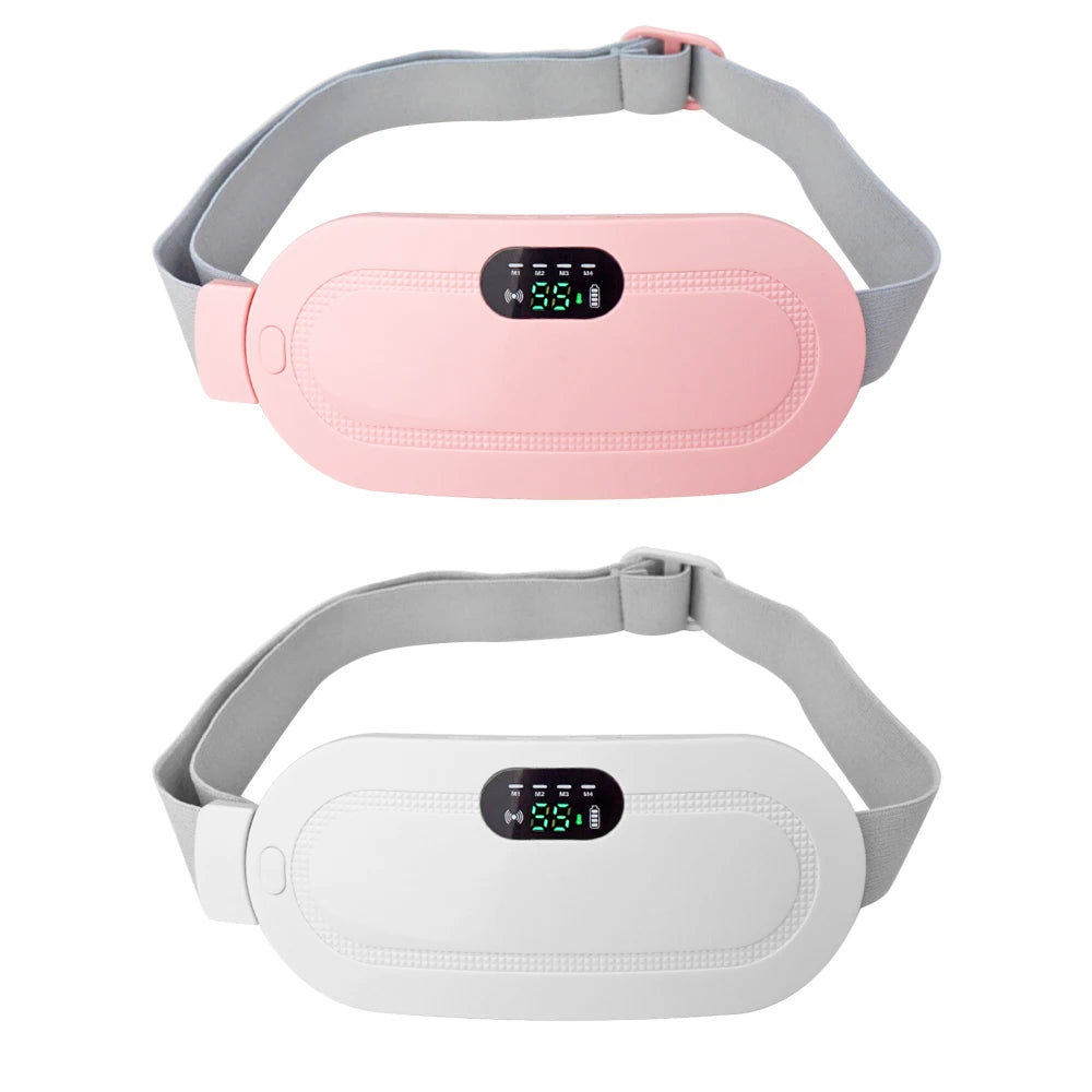 Smart Warm Palace Belt USB Rechargeable Electric Vibrating Portable Hot Compress Cordless Menstrual Heating