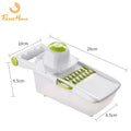Multifunction Vegetable Shredder Lemon Slicer Stainless Steel Blade Cucumber Onion Ginger Crusher Cutter Vegetables Grater