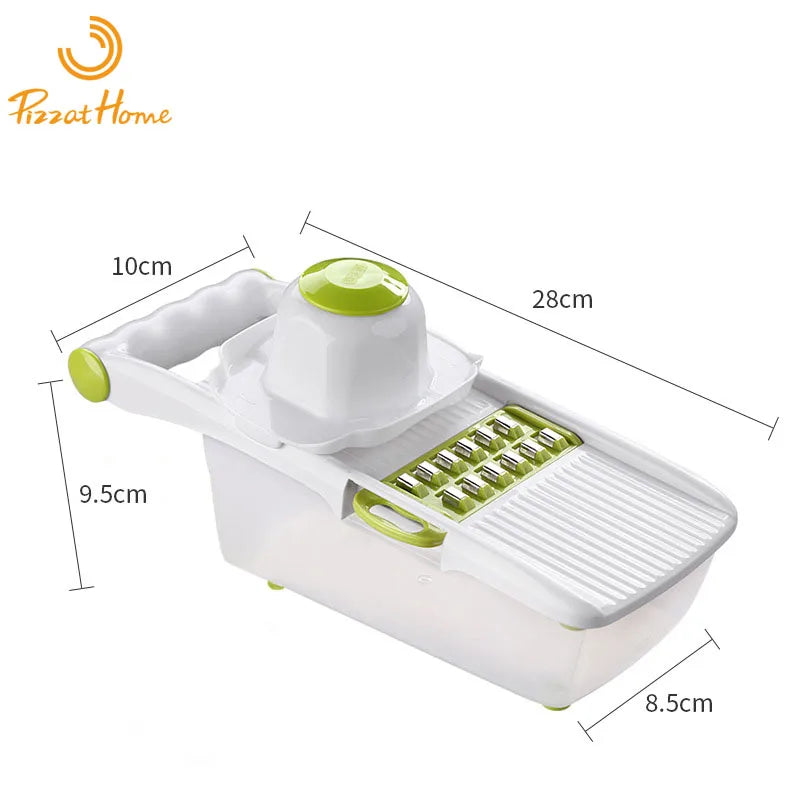 Multifunction Vegetable Shredder Lemon Slicer Stainless Steel Blade Cucumber Onion Ginger Crusher Cutter Vegetables Grater
