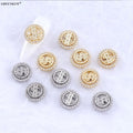 Popular Rich Style Full Diamond 3D Luxury Money Dollar Sign Nail Art Zircon Charms for Nails 3D Nail Charms