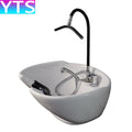 Modern Design Salon Head Spa with Water Circulation Bending Shower and Pillow for Shampoo Bed Factory Supply