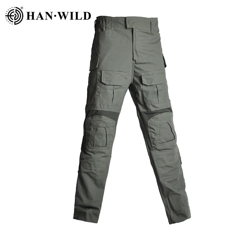 HAN WILD Spring and Summer New High-quality Tactical Overalls Outdoor Training Multi-functional Pants