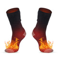 Fashion Men Custom Waterproof Ski Hiking Motocross Running Casual Winter Sports Men's Non Slip Cotton Heated Socks