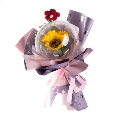 20 cm Bo Bo Bubble Transparent clear Ball Flower Box Rose Bouquet Transparent Acrylic Flower Box Bobo Ball Sweet Bubble Ball