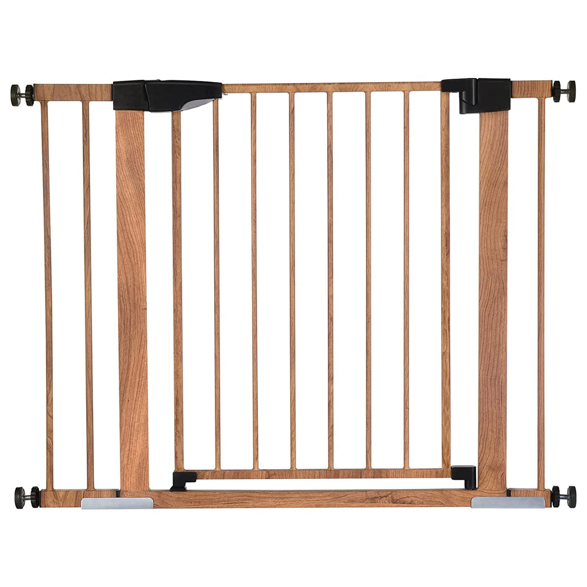 Modern Woodgrain Baby Extra Long and Wide Pampering Child Safety Gate Barrier