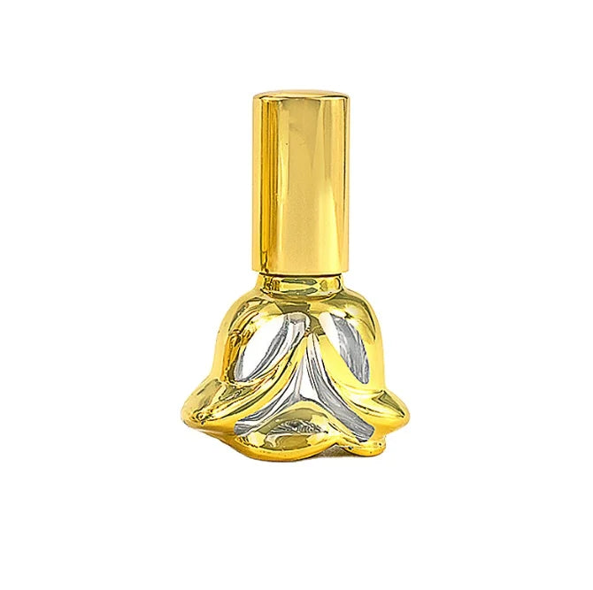 Fancy Empty Refillable Arabian Glass Essential Oil Bottles Small Arabic Spray Perfume Bottle With Aluminum Cap