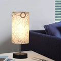 CL Lighting New Design Creative Modern Nightstand Ambient Table Lamp with Pattern Print Fabric Shade for Bedroom