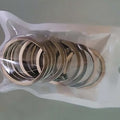 Stainless Steel Round Split Keychain Chain Clasp Buckle Findings 35 mm Simple Ring Split Key Ring