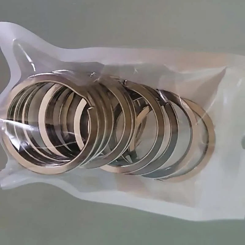 Stainless Steel Round Split Keychain Chain Clasp Buckle Findings 35 mm Simple Ring Split Key Ring