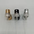 Factory 15mm 18mm 20mm Black Silver Golden Manual Mist Crimp Pump Sprayer with Collar Aluminium-Plastic 5ml Capacity