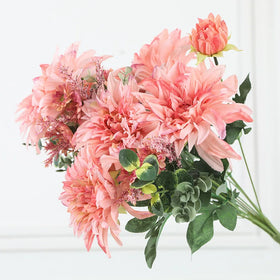 Cross-Border Hot Sale New Designs High-end Dahlia Flower Artificial for Home Decoration