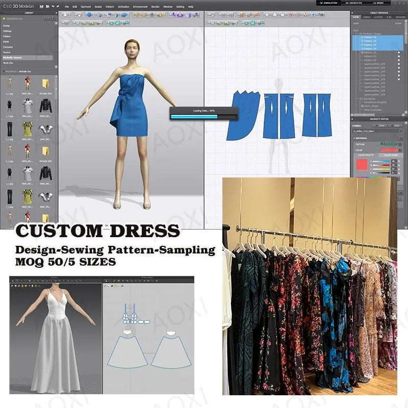 Women's Y2K Ruched Lace Mini V-neck Empire Waist Luxury Dress Fall Winter Custom Logo OEM Service