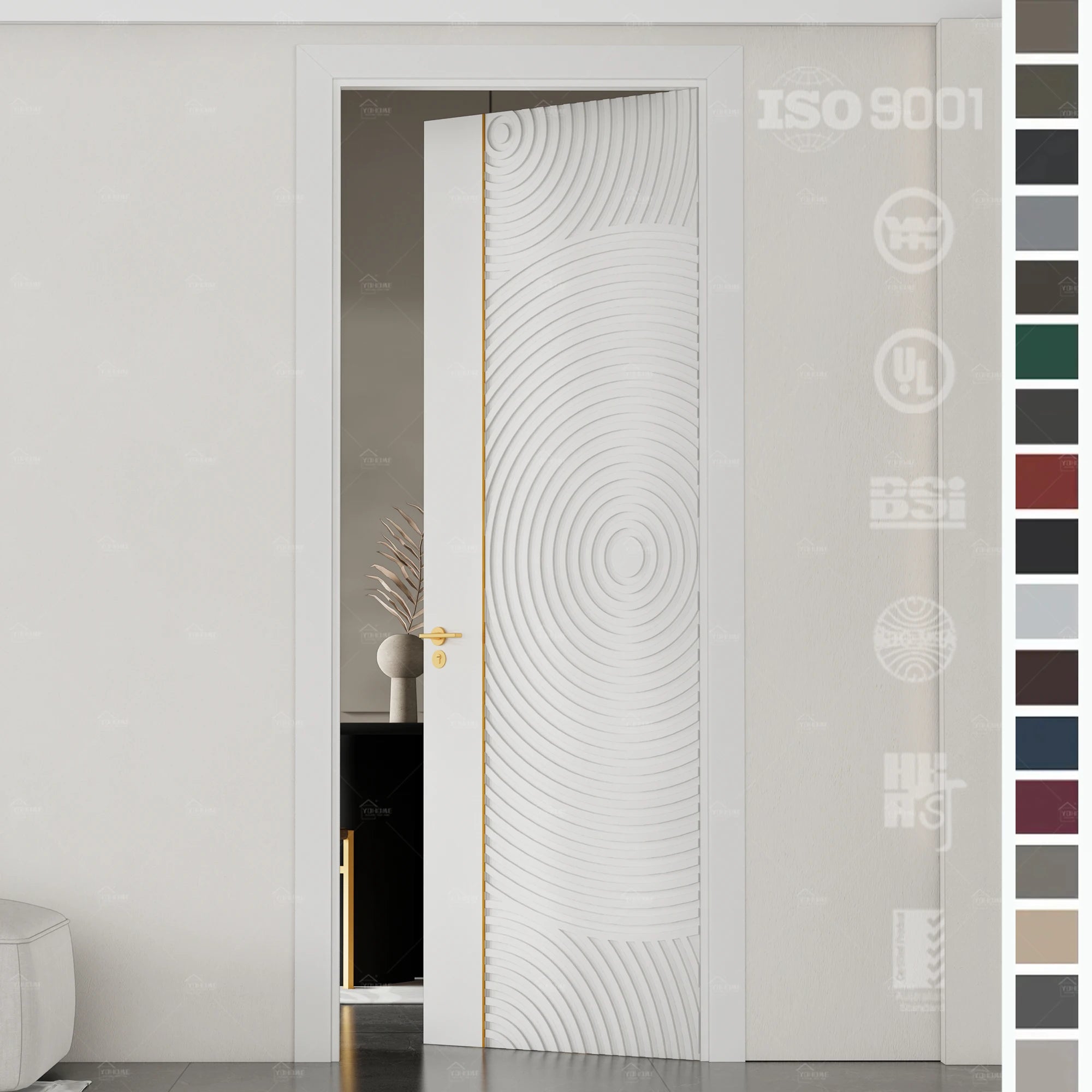 Australia Style Luxury Internal Door Premium Wooden Interior Door Modern Wooden Door for House