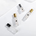 Fancy Colorful  Black pink Clear Roll on 10ml Glass Roller Bottle 10 ml Glass Perfume Roller Bottles for Essential Oils