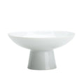 Creative Lotus Petal Ceramic High Foot Fruit Plate Household Tea Tray Snack Fruit Tray Dried Fruit Snack Plate Office Decoration