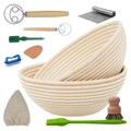French Panera Bread Sourdough Garlic Bread Baking 9 Inch Rattan   Bread Baskets