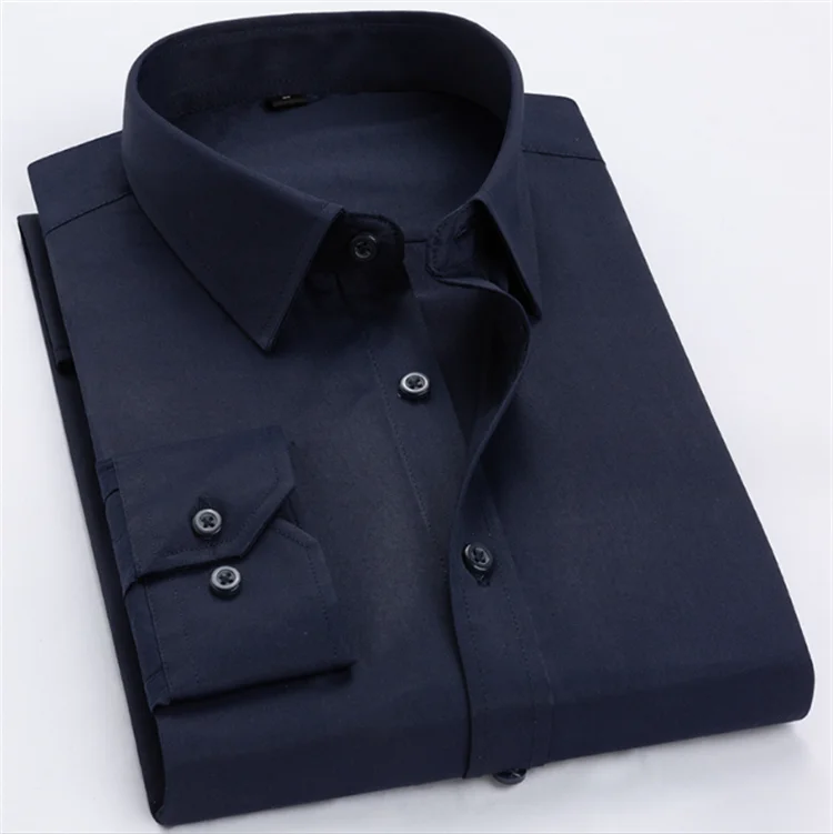 Wholesale New Design Camisa Masculina Long Sleeve Men's Korean Slim Formal Casual Male Dress Long Sleeve Men's Shirt
