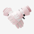Custom logo Women Motorcycle Driving Windproof Man Touch Screen Waterproof Thermal Ski Gloves for Winter