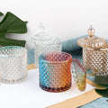 Wholesale Luxury Custom Colorful Frosted Round Amber Glass Lid Jar 200Ml With Wood Lid Supplier Factory in China
