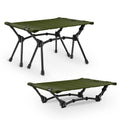 KingGear New Arrive Modern Outdoor Multifunction Portable Foldable Camping Table with Customized Color Aluminum High Low Design