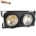 Marslite White Warm White 2in1 COB Led Matrix Wash Dmx  2eye Audience Blinder Light for Theater Stage