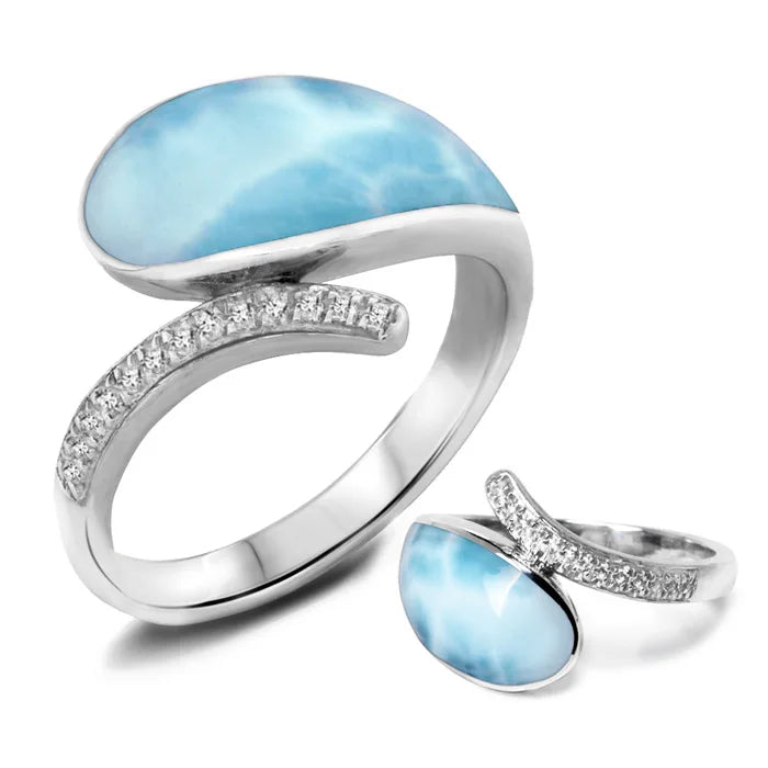 Factory Gem Statement Larimar Rings Buy Larimar Stone Larimar Gem the Jewels Rings