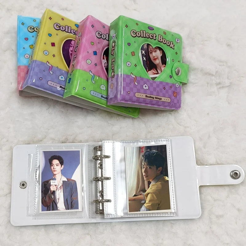 Professional Manufacturer PVC Sheets Heart Shape Star Binder Creative Photo Album 3inch