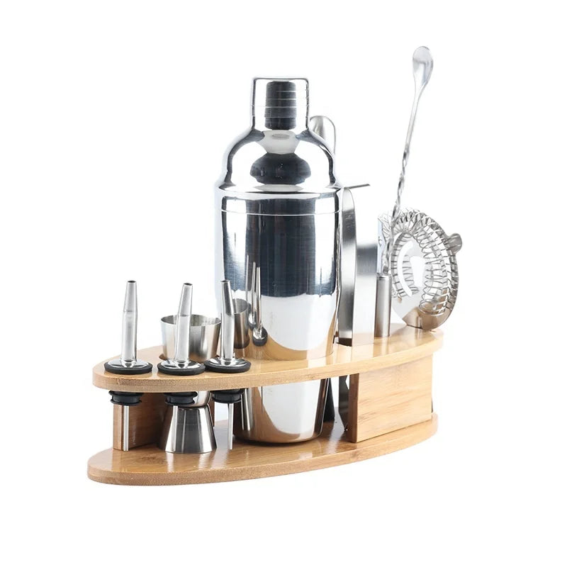 11 Piece Cocktail Shaker Set bar Tools Cocktail Shaker Set & Bartender Kit