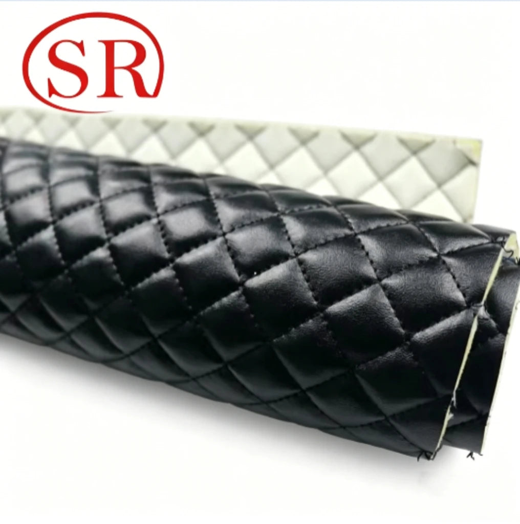 High Durability Factory Direct Artificial PU Leather Embroidery Synthetic Leather for Car Seat Cover Upholstery and Sofa