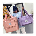 Large Capacity Expandable Folding Travel Bag Waterproof Women Sports Fitness Gym Bags Travel Duffel Bags