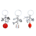 Personalized Sports Basketball Baseball Rugby Key Chain Fashion Creative Football Pendant