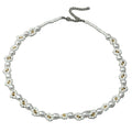Bohemian Artificial Woven Pearl Clavicle Small Daisy Flower Necklace
