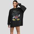 270G High Street Fashion Brand Skin Soft Long Sleeve Top Loose Neck 100% Breathable Quick Drying Print Long Sleeve T-shirt