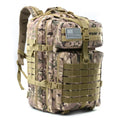 LUPU 45L External Frame Molle Logo Luxury Large Capacity Tactical Backpack Oxford Polyester Waterproof Zipper Camouflage Safety