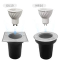 Gu10 Outdoor Garden Spotlight Floorlight Outdoor Stainless Steel Ground Light Aluminum Unground Step Light