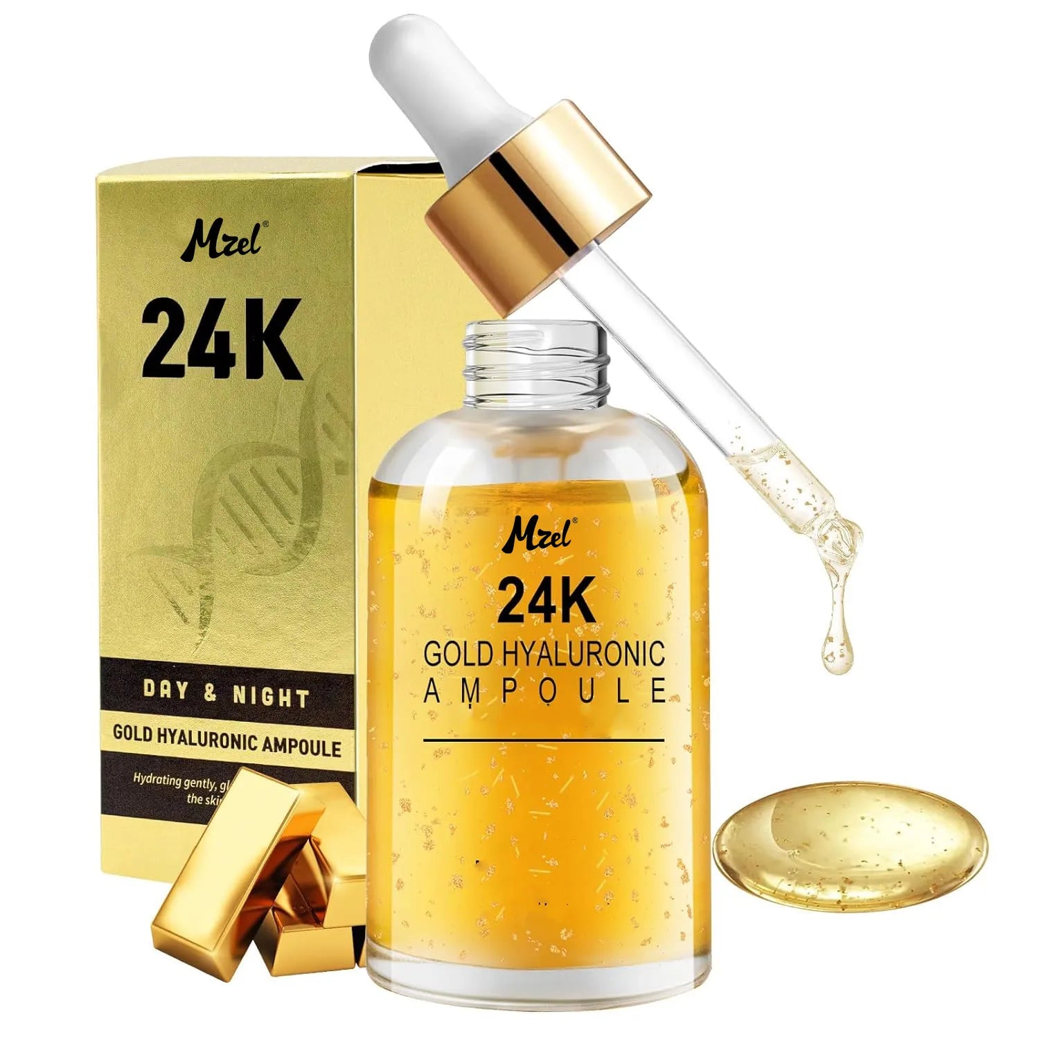 OEM Wrinkle Fine Line and Acne Scar Reducing 24K Rose Gold Mini Serum for Brightening and Whitening
