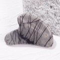 Diy Gua Sha Board Tool Comb Shape Natural Picasso Jade Gua Sha Massage Head Body Handmade Health Care Massager Tool