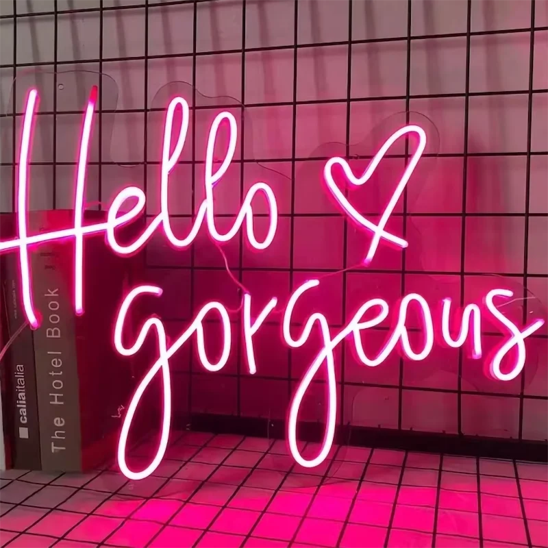 Beautiful Neon Lights Remote Control Tequila Neon Sign Custom Neon Sign for Family Birthday Party