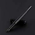2026 Business Hot Office Stationery Wholesale Titanium Black Metal Fountain Pen with ABS & Brass