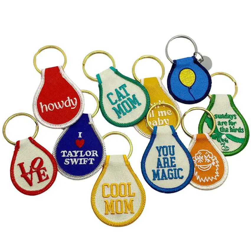 Embroidery Patch Keychain