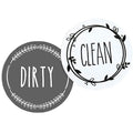 Custom Dishwasher Sign Dishwasher Magnet Clean Dirty Sign
