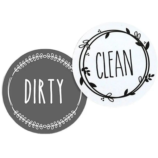 Custom Dishwasher Sign Dishwasher Magnet Clean Dirty Sign