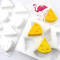 Surprise Cake 322 Factory Free Sample 8 Hole Cheese Shape Cheese Cake Mold Silicone Cake Mold Soap Making Mold